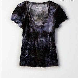 American Eagle Velvet Shirt